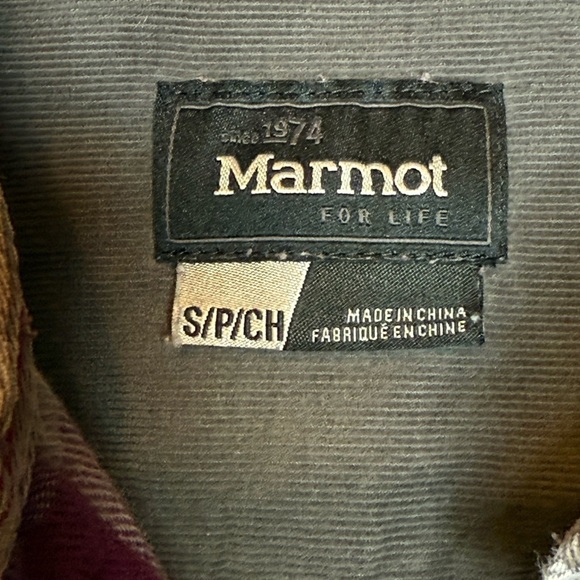 Marmot Women's Bridget Magenta Plaid Button Down Casual Western Outdoor Small - Picture 6 of 15